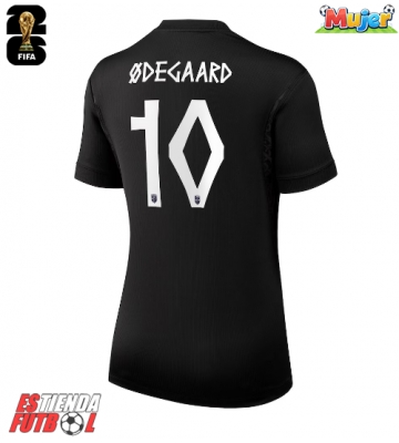 Noruega Martin Odegaard #10 Segunda Equipación Mujer Mundial 2026 Manga Corta